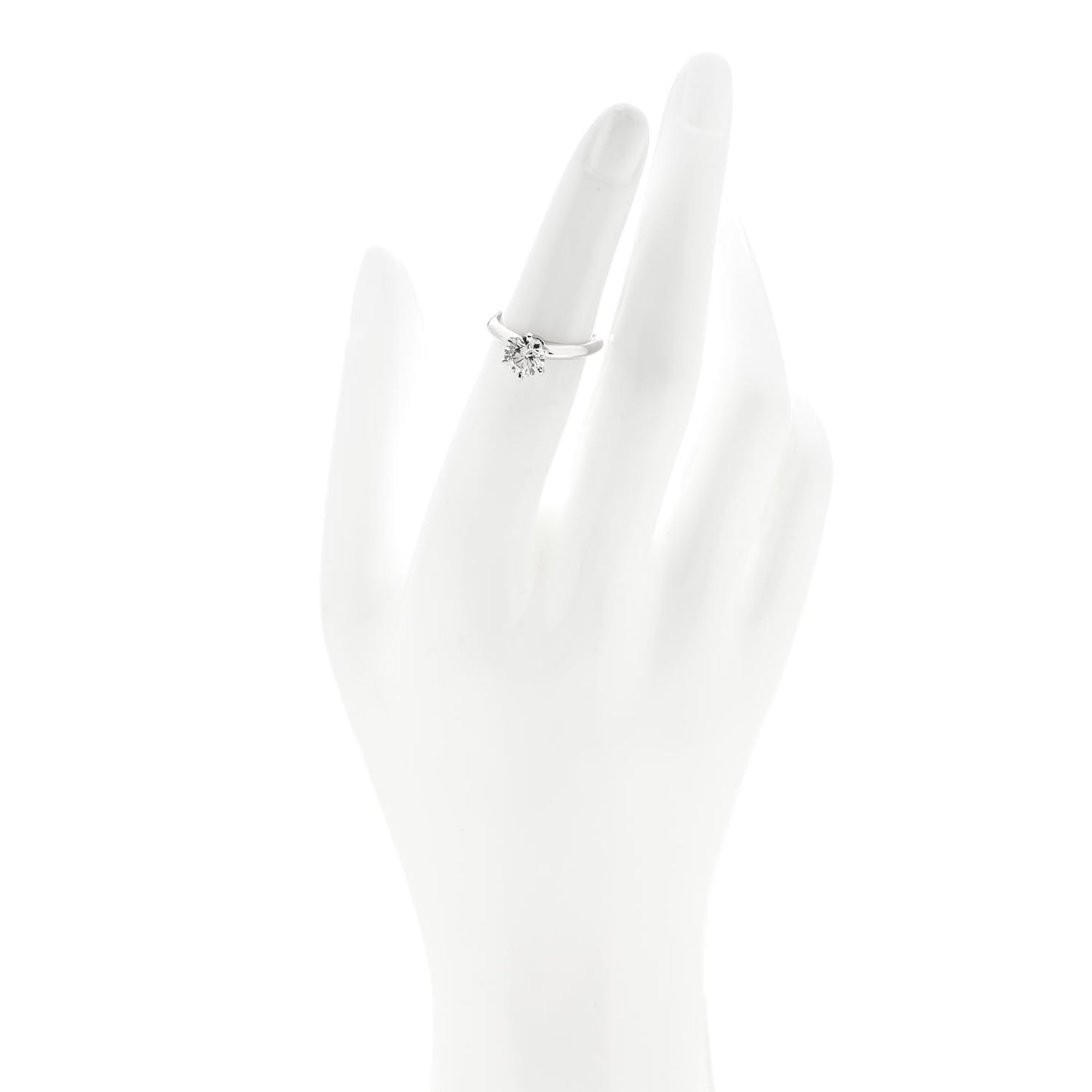 Platinum Diamond 1.02ct Solitaire Engagement Ring 49 4.75