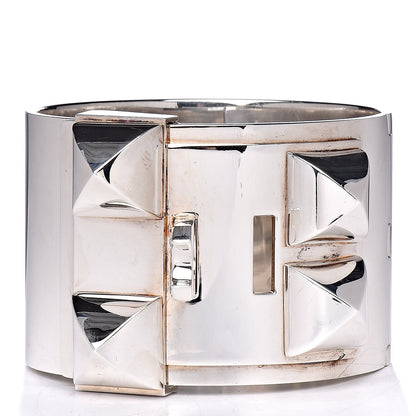 Hermes Sterling Silver Collier De Chien Bracelet SH 4 of 10