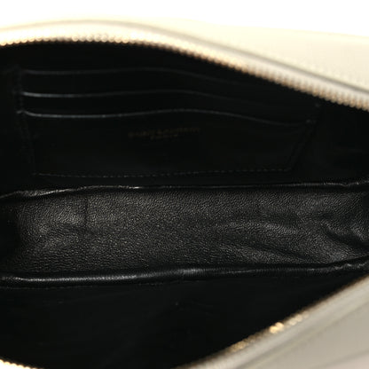 Saint Laurent Grain De Poudre Matelasse Monogram Mini Lou Camera Bag Crema Soft 5 of 10
