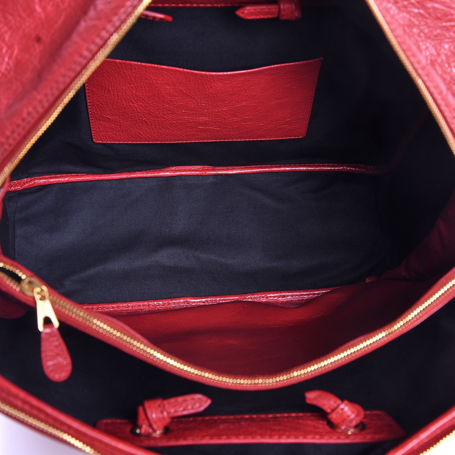 Balenciaga Agneau Medium Blanket Square Tote Rouge Brique 7 of 8