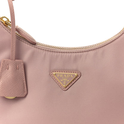 Prada Re-Nylon Saffiano Mini Re-Edition 2005 Bag Alabastro 9 of 11