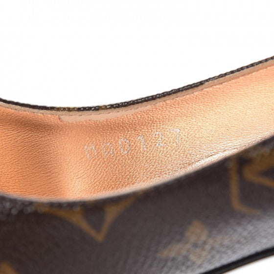 Monogram Cherie Pumps 36 Rose Gold