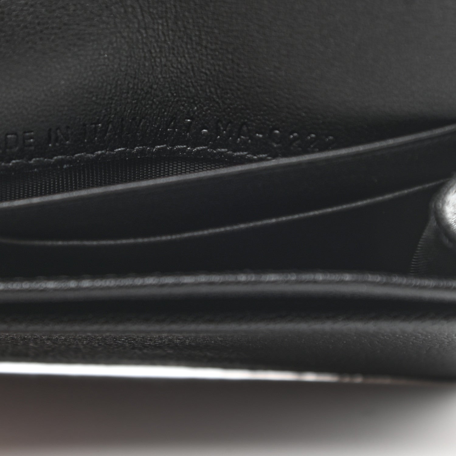 Christian Dior Goatskin Saddle Card Holder Black 7 of 8