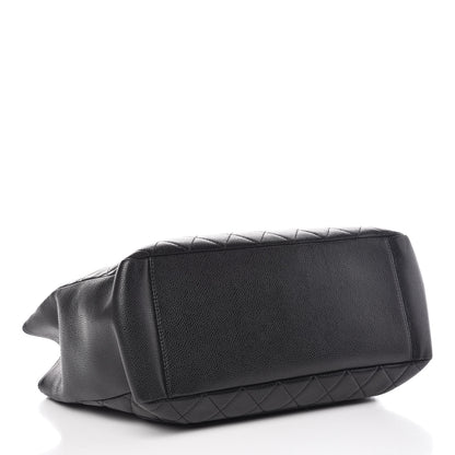 Chanel Caviar Quilted Grand Shopping Tote GST Black 4 of 13