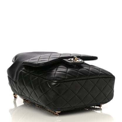 Chanel Lambskin Quilted Small in Seoul Backpack Black 3 of 10