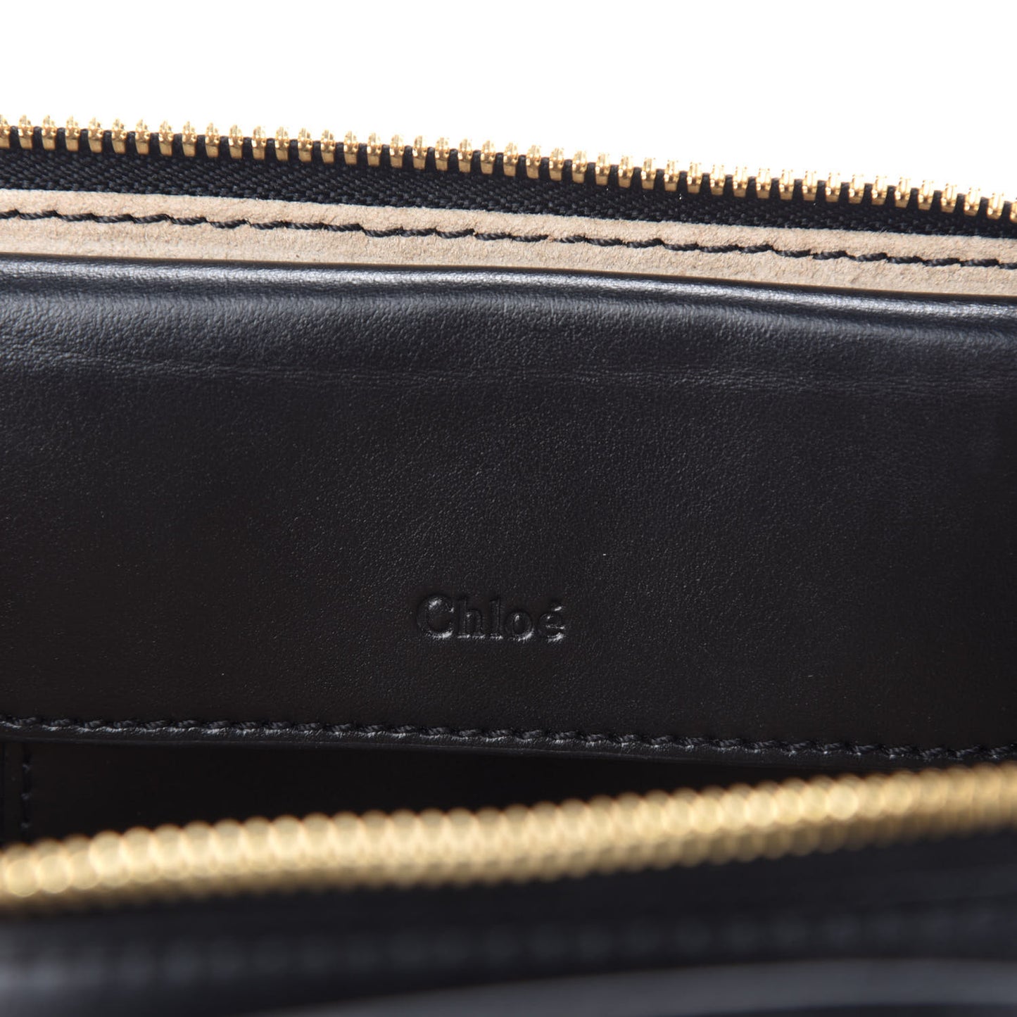 Calfskin Mini C Vanity Bag Black