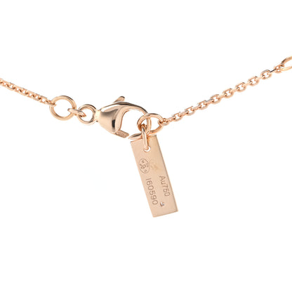 Messika 18K Rose Gold Diamond Fiery Necklace 5 of 6