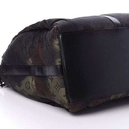 Louis Vuitton Nylon Monogram Camouflage Keepall Bandouliere 50 Kaki 7 of 8