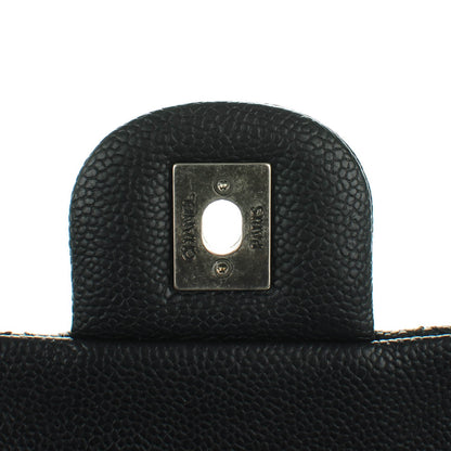Chanel Caviar Quilted Medium Simply CC Flap Black 6 of 8
