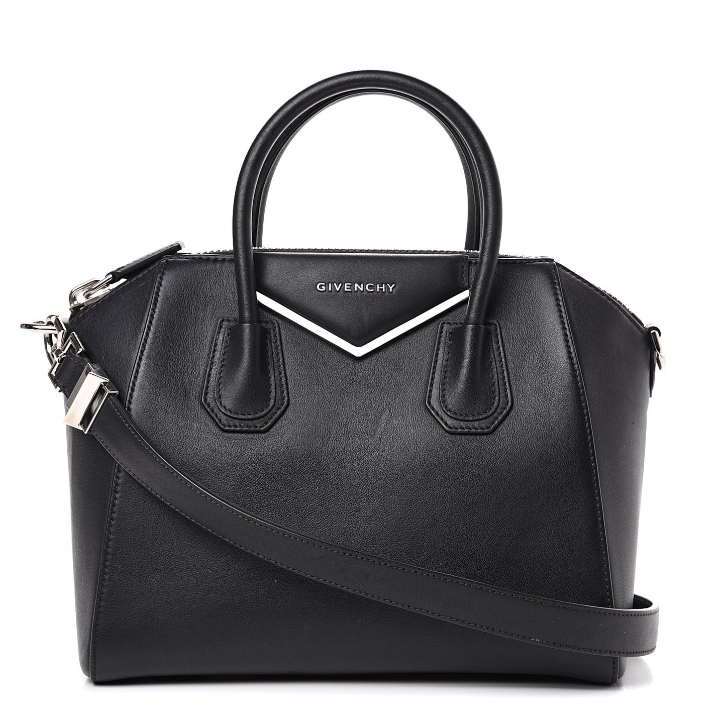 Calfskin Small Antigona Black