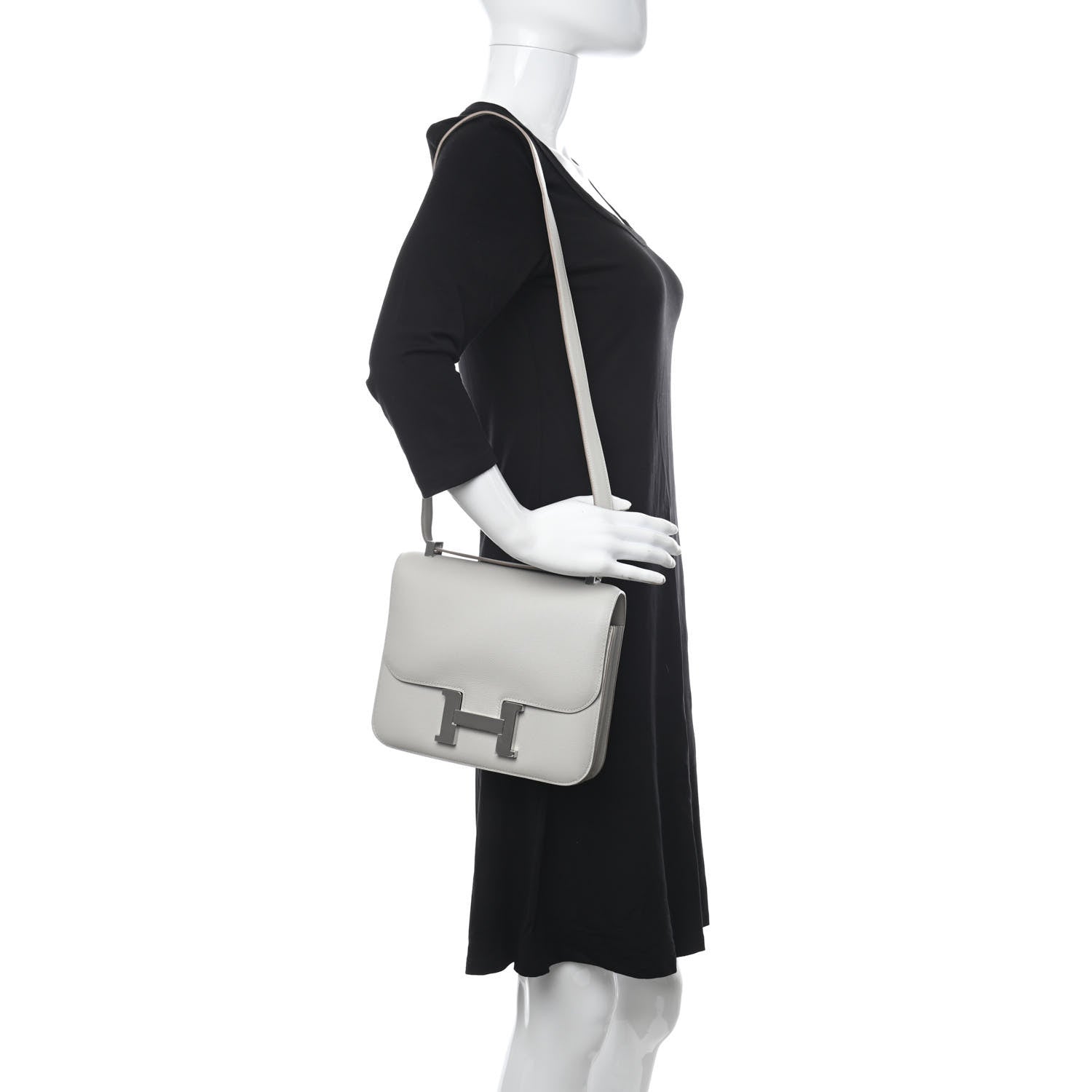Hermes Evercolor Constance 24 Gris Perle 2 of 14