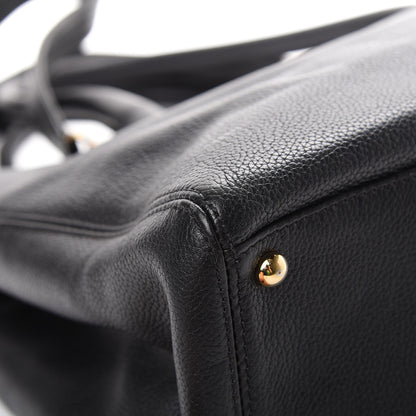 Chanel Calfskin Cerf Executive Shopper Tote Black 12 of 19