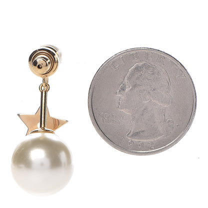 Christian Dior Pearl My ABCDior Tribales Etoile Earring Gold 2 of 4