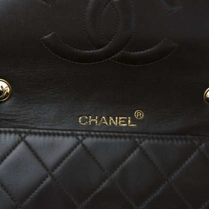 Chanel Lambskin Quilted Mini Flap Dark Brown 8 of 13