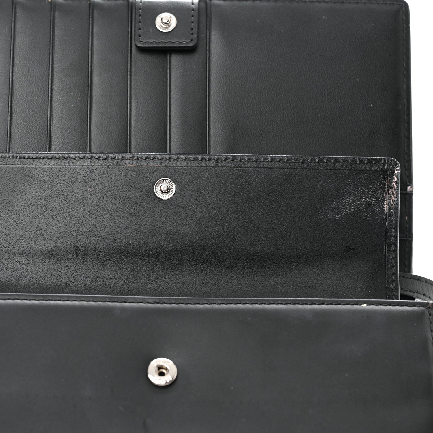 MCM Visetos Chain Wallet Crossbody Black 16 of 17