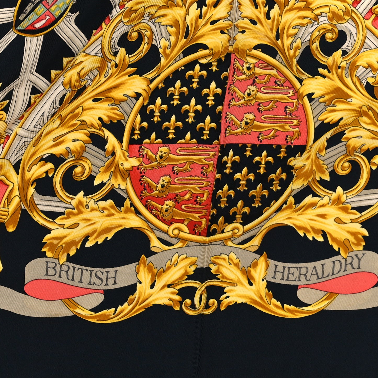 Silk British Heraldry Scarf 90
