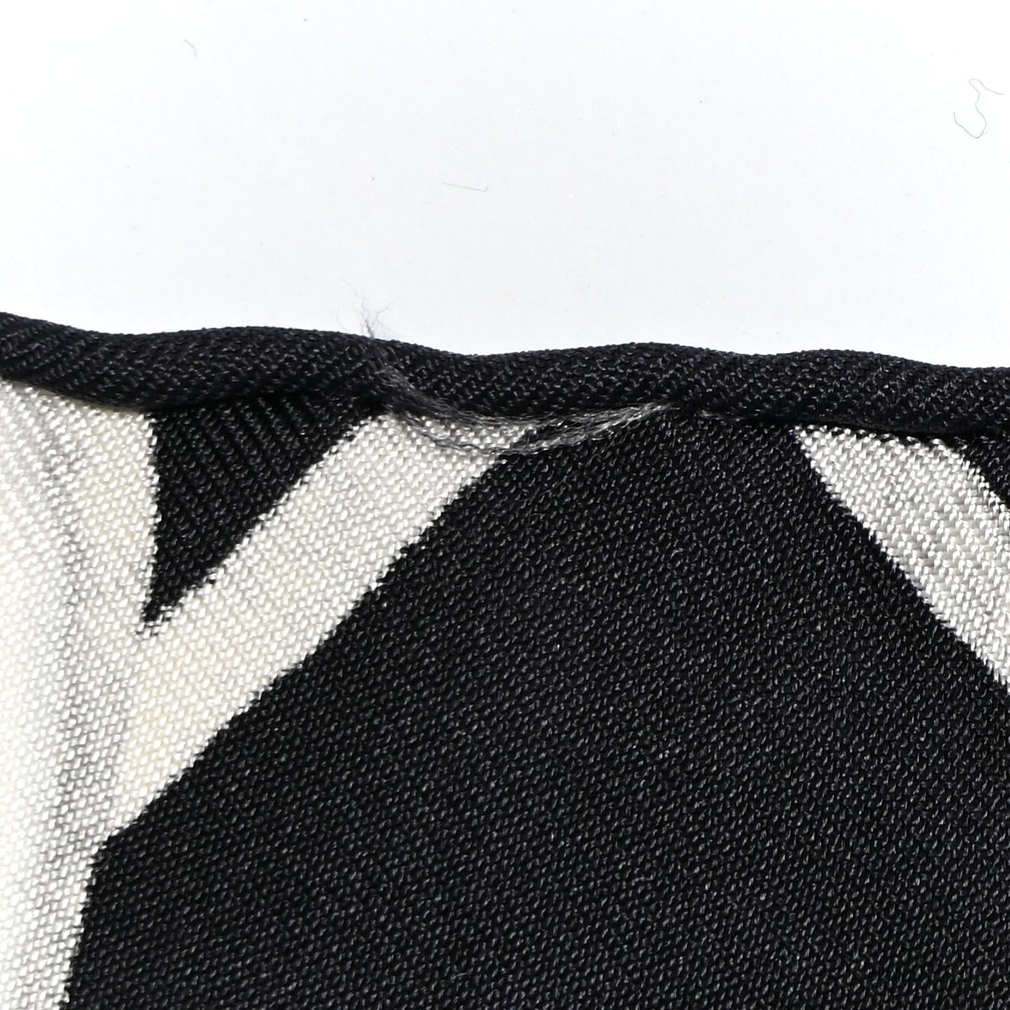 Silk Camellia CC Square Scarf Black