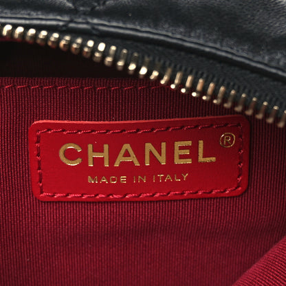 Chanel Lambskin Quilted Maxi Hobo Black 9 of 17