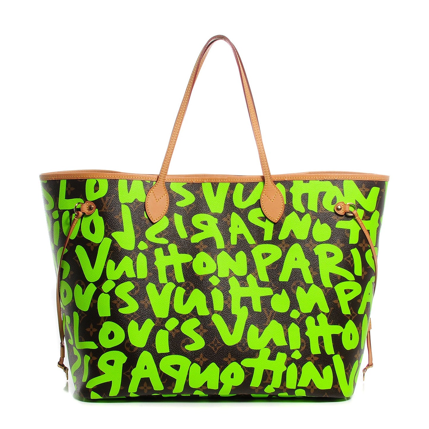 Monogram Graffiti Neverfull GM Green