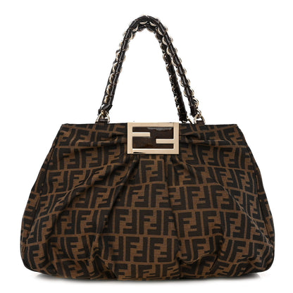 Fendi Zucca Mia Tote Tobacco 1 of 10