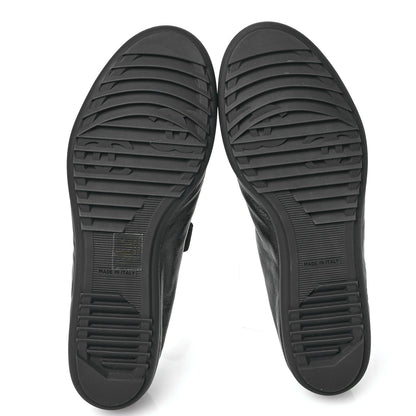 Chanel Lambskin Cap Toe CC Mary Jane Flats 40 Black 5 of 9