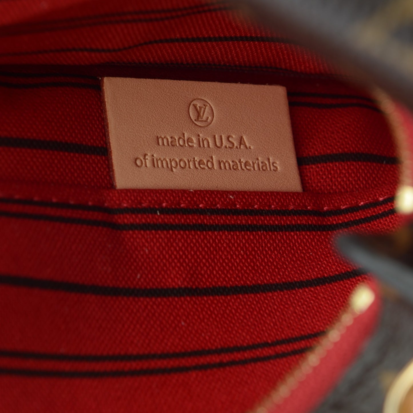 Monogram Neverfull MM GM Pochette Cherry