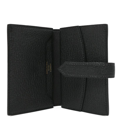 Hermes Chevre Mysore Mini Bearn Wallet Black 5 of 7