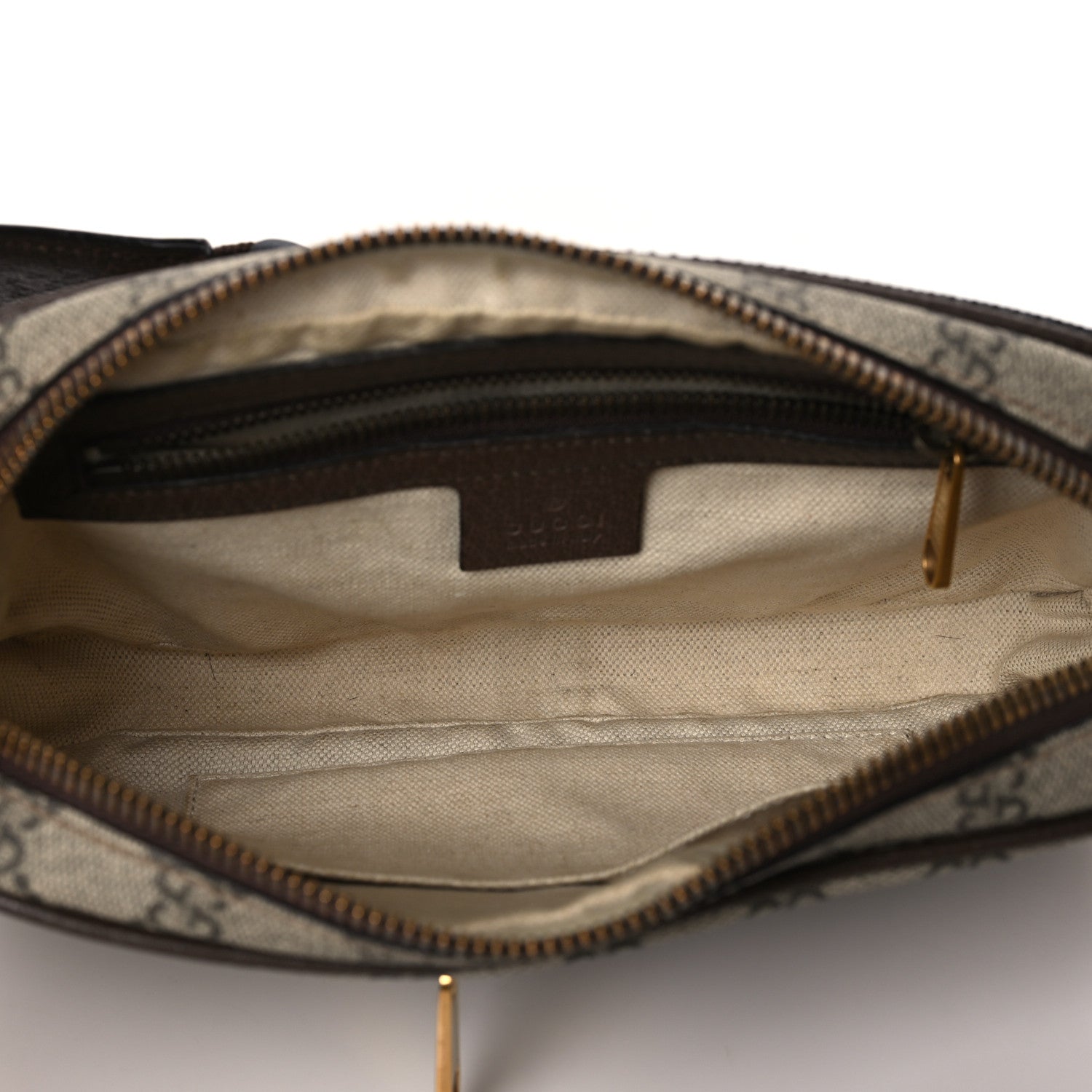 Gucci Soft GG Supreme Monogram Medium Ophidia Belt Bag Dark Brown 5 of 9