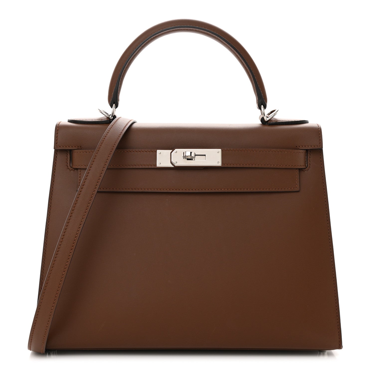 Hermes Sombrero Kelly Sellier 28 Brulee 1 of 14