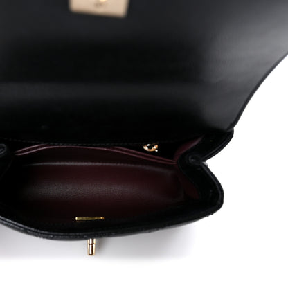 Chanel Caviar Quilted Extra Mini Coco Handle Flap Black 4 of 11