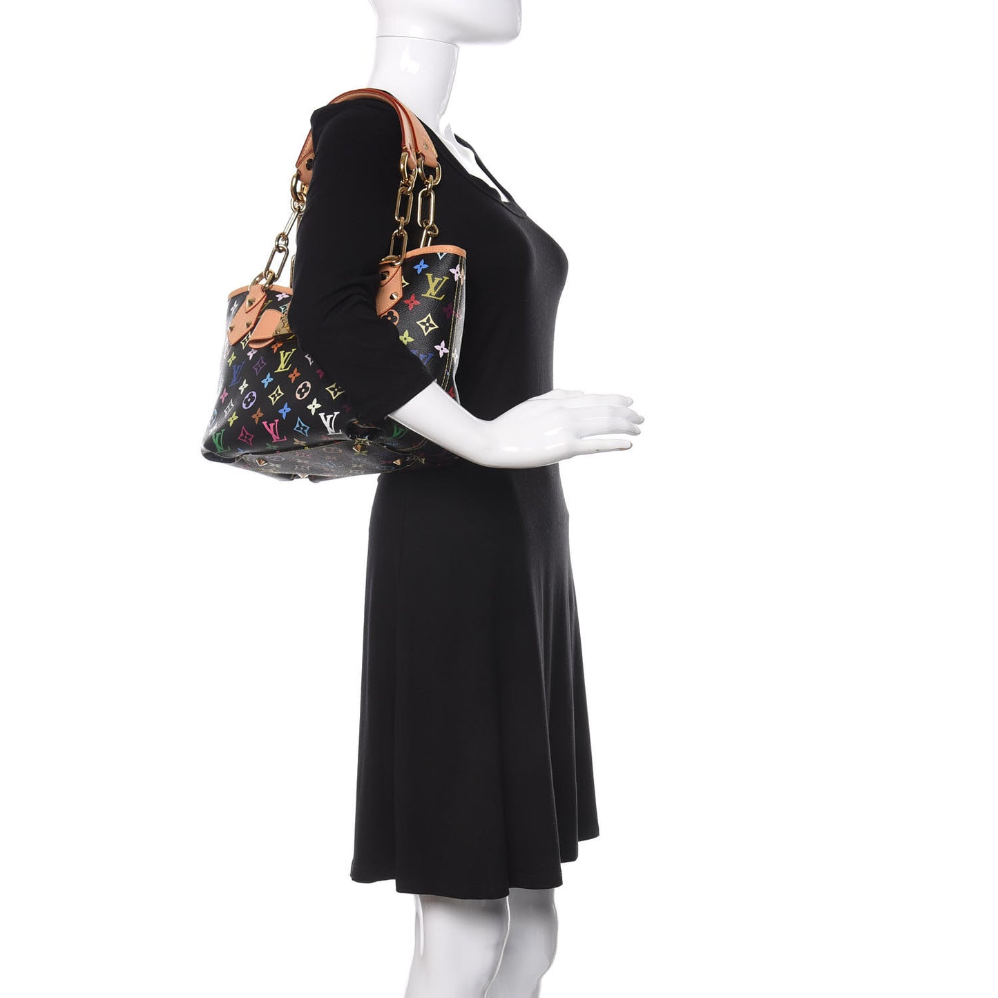 Monogram Multicolor Annie MM Black