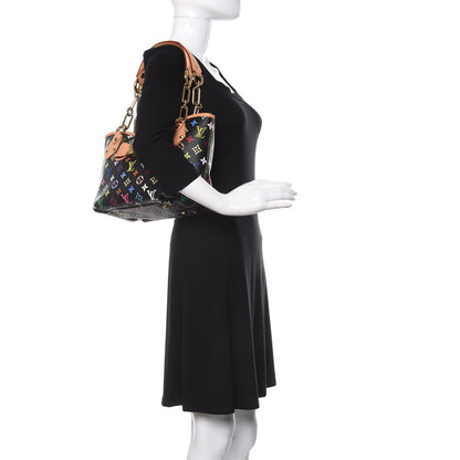 Louis Vuitton Monogram Multicolor Annie MM Black 2 of 9
