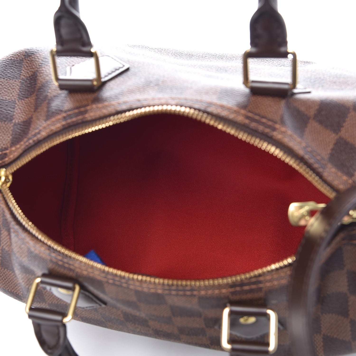 Louis Vuitton Damier Ebene Speedy Bandouliere 25 5 of 10