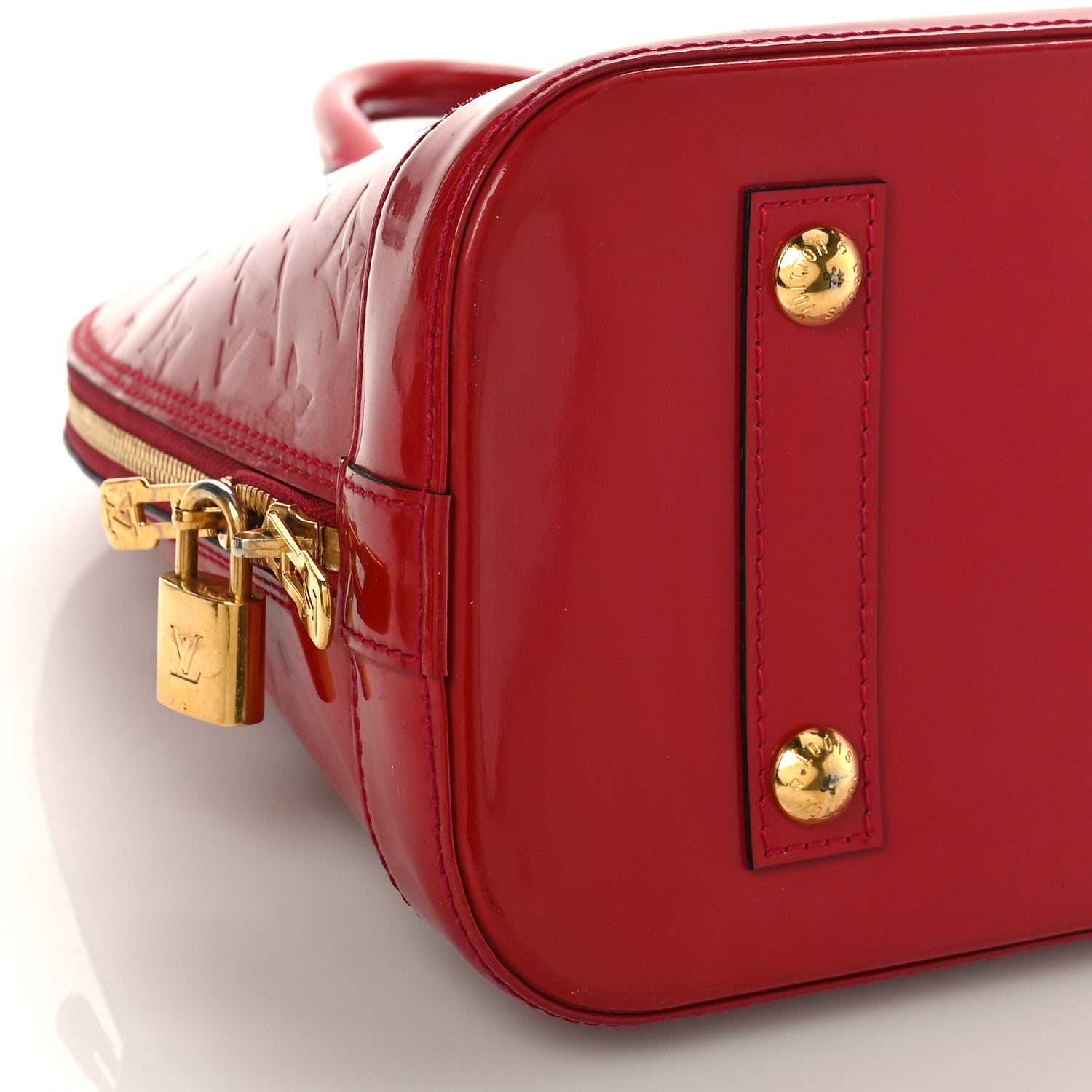 Louis Vuitton Vernis Alma PM Pomme D'Amour 7 of 12