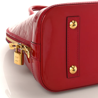 Louis Vuitton Vernis Alma PM Pomme D'Amour 7 of 12