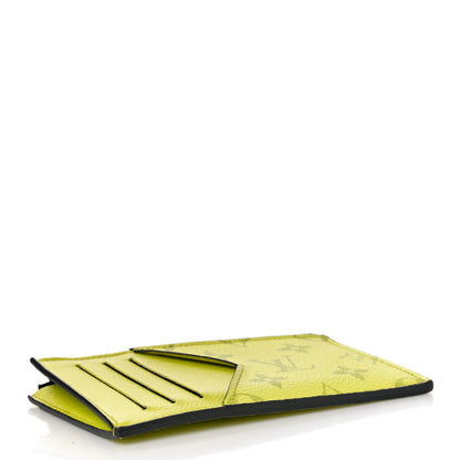 Louis Vuitton Monogram Taiga Coin Card Holder Yellow 4 of 10