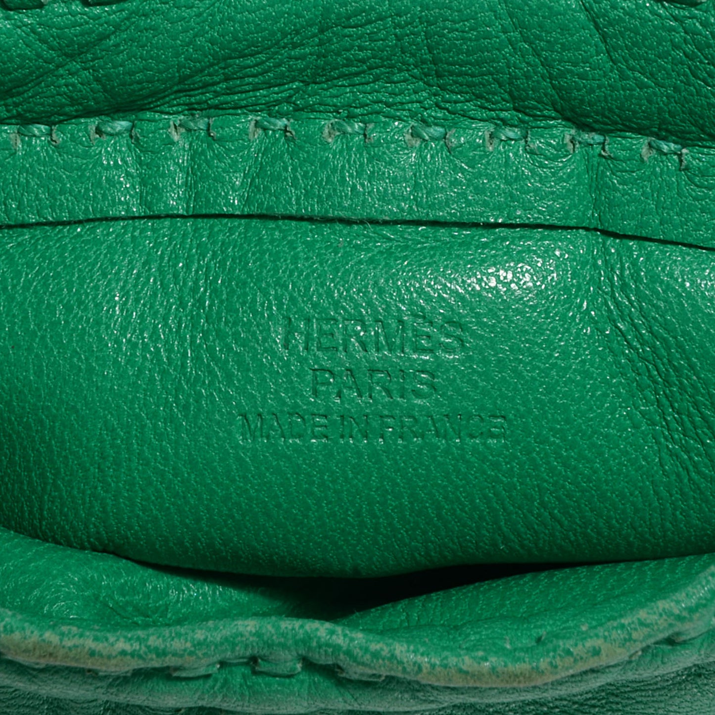 Lambskin Pilo Pouch PM Menthe