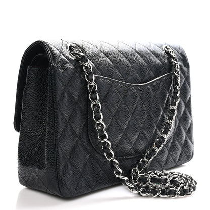 Chanel Caviar Quilted Medium Double Flap Black 3 of 11