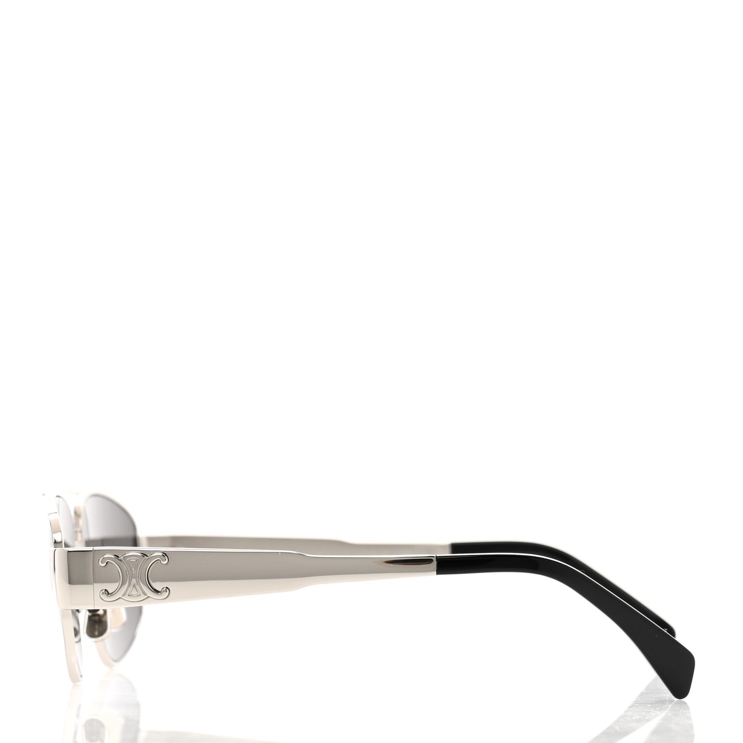 Metal Triomphe 03 Sunglasses CL40281U Silver Smoke