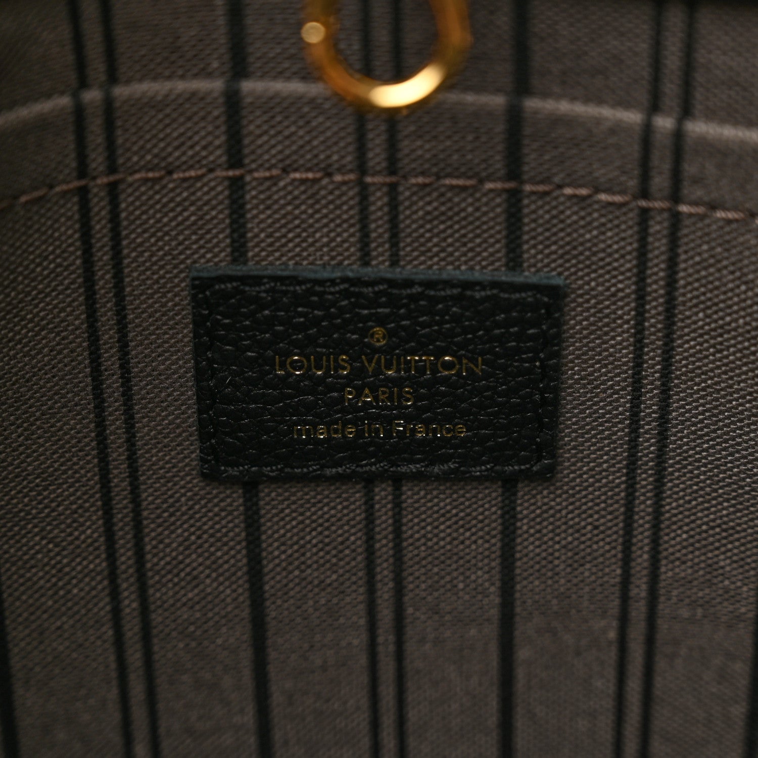 Louis Vuitton LOUIS VUITTON Empreinte Montaigne BB Black 9 of 9