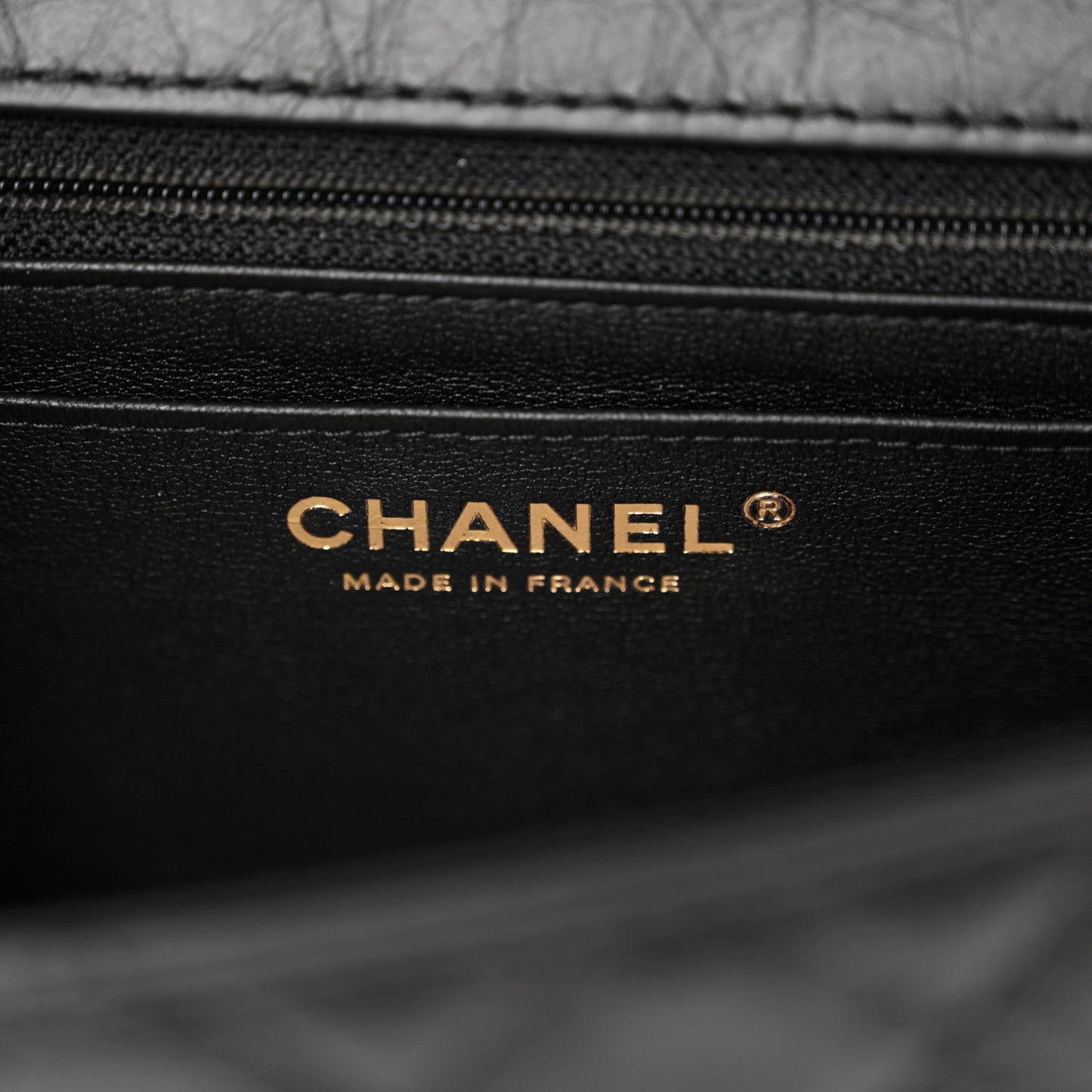Aged Calfskin Quilted 2.55 Reissue Mini Flap Black