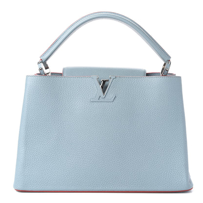 Louis Vuitton Taurillon Capucines MM Ciel 1 of 9