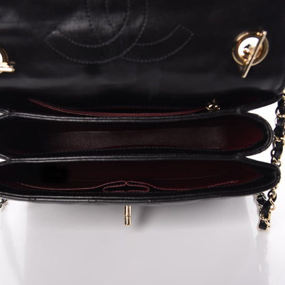 Chanel Lambskin Quilted Small Trendy CC Dual Handle Flap Bag Black 5 of 13