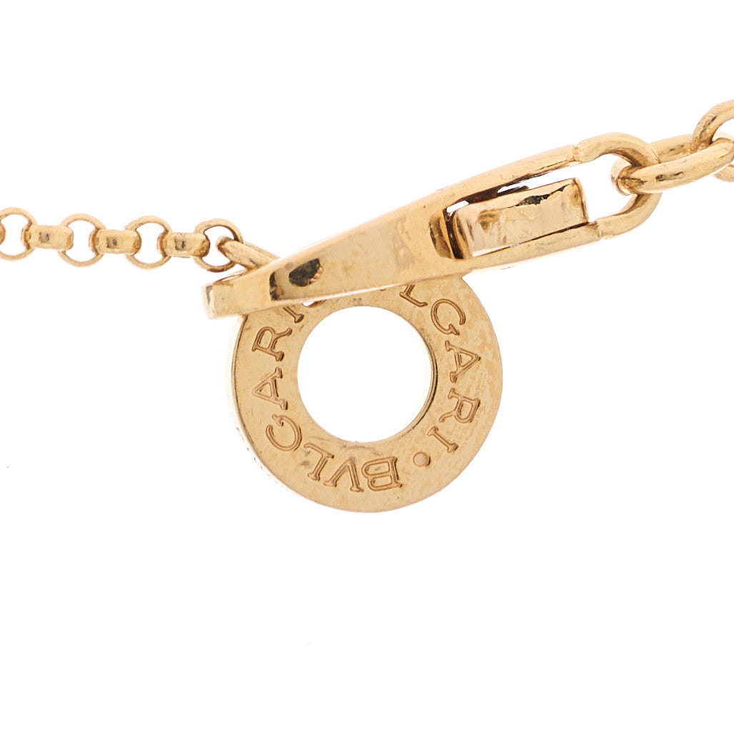 18K Rose Gold Cermet Small B.Zero1 Pendant Necklace