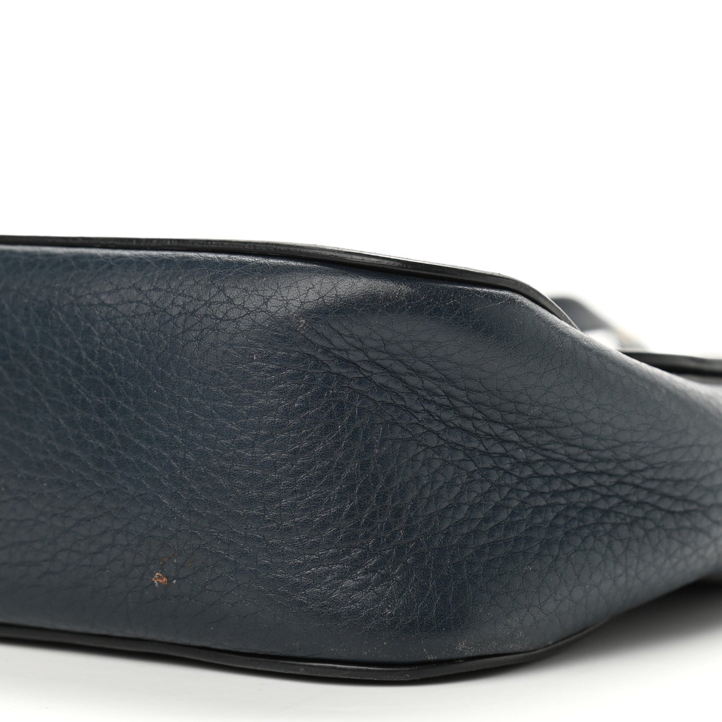 Vitello Phenix Madras Shoulder Bag Oltremare