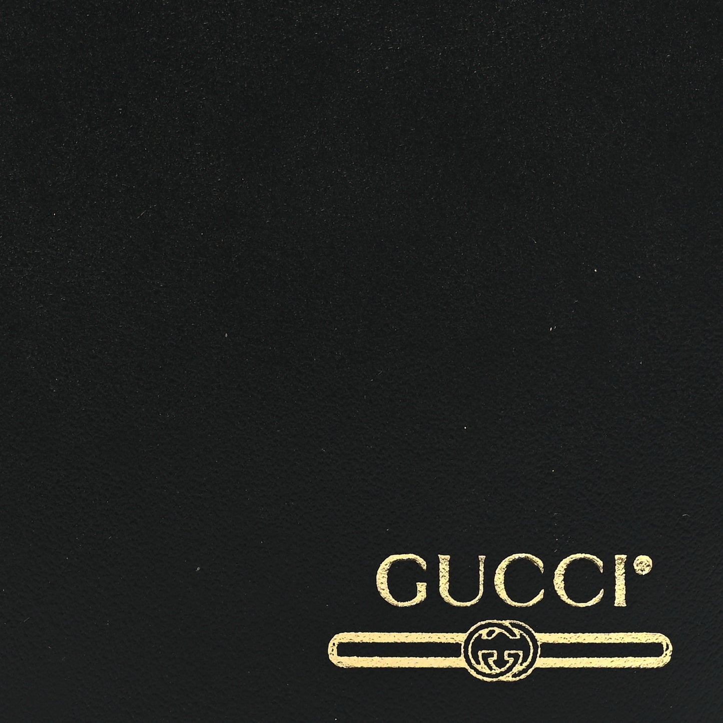 Plutone Calfskin Logo Bi-Fold Wallet Black