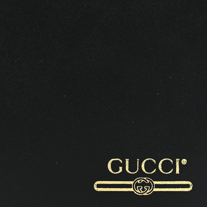 Gucci Plutone Calfskin Logo Bi-Fold Wallet Black 8 of 8