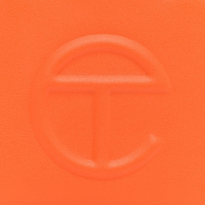 Telfar Vegan Leather Small Shopping Bag Orange 7 of 9