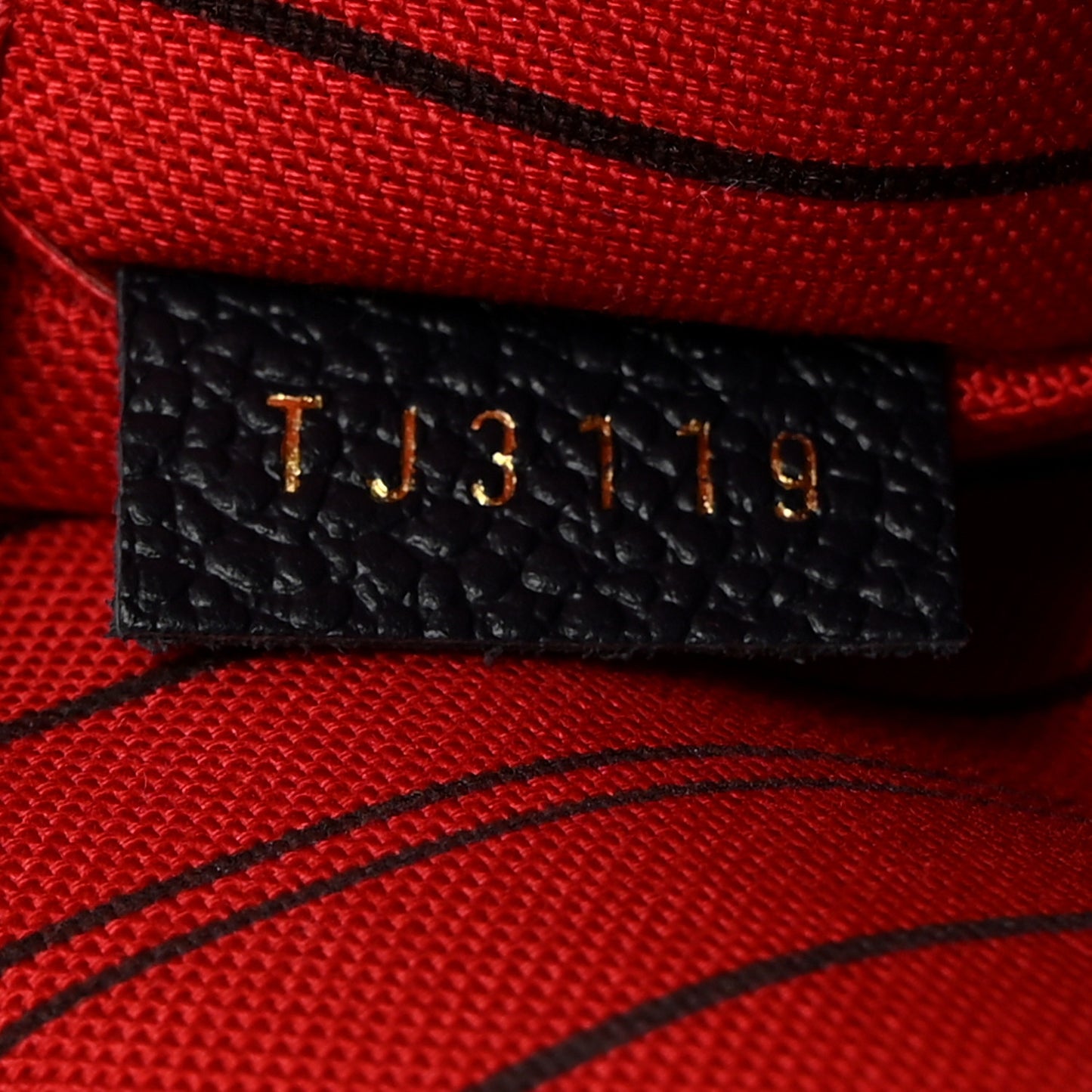 LOUIS VUITTON Empreinte Montaigne MM Marine Rouge