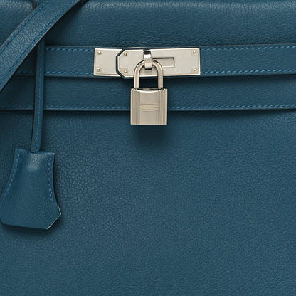 Hermes Evercolor Verso Kelly Retourne 28 Colvert Bleu Zephyr 8 of 11
